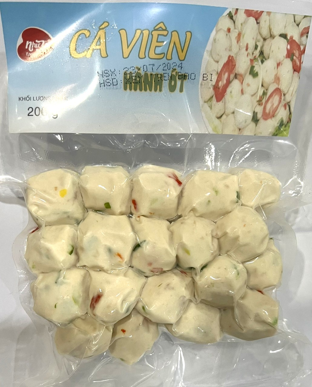 Cá viên hành ớt